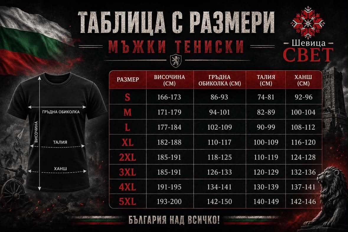 Мъжка тениска „Българийо, за тебе те умряха"