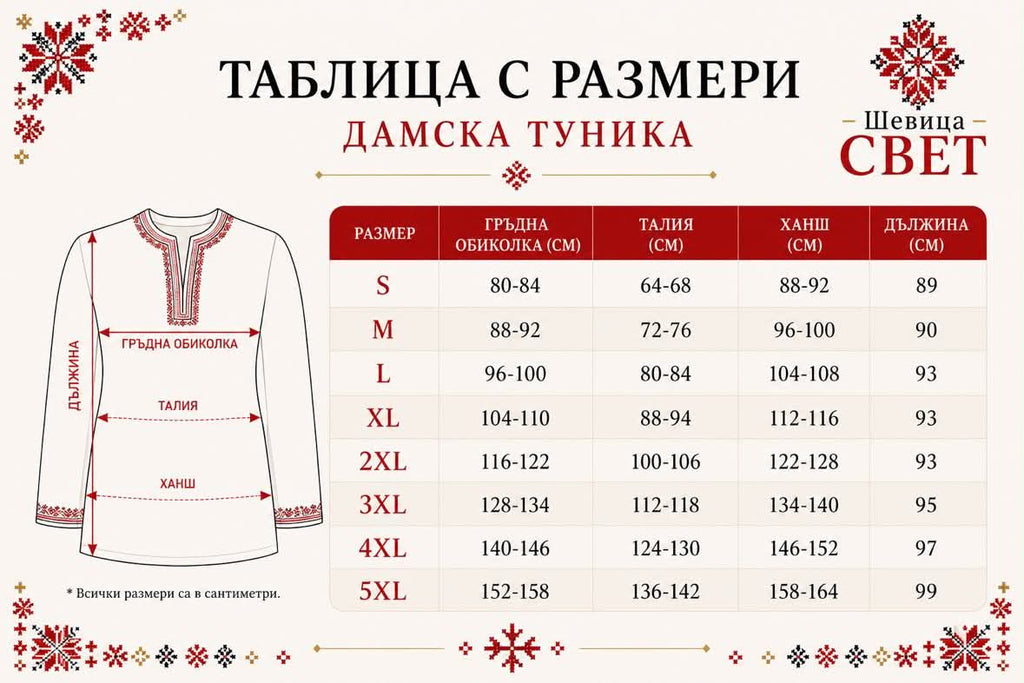 Дамска кенарена туника с шевица Дафина